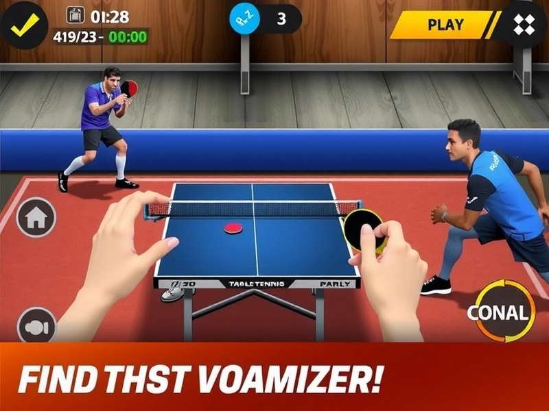 Mumbai Table Tennis Clash Gameplay Screenshot